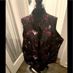 Lane Bryant Cold Weather Vest, All Weather Outside Shell, Faux Fur Inside, 22/24